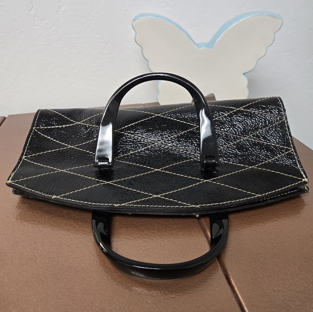 Vintage Made in the USA Black Vin Baker bag - Picture 4 of 9